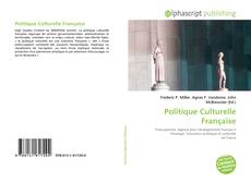 Politique Culturelle Française的封面
