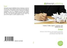Buchcover von Essai