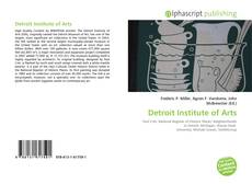 Buchcover von Detroit Institute of Arts