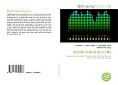 Moshi Moshi Records kitap kapağı