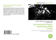 Environmental impact-minimizing vehicle tuning kitap kapağı