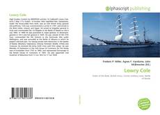 Lowry Cole kitap kapağı