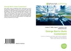 Portada del libro de George Barris (Auto Customizer)