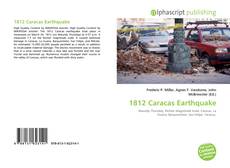 Capa do livro de 1812 Caracas Earthquake 