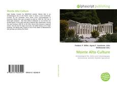 Buchcover von Monte Alto Culture