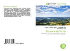 Bookcover of Royaume de Serbie