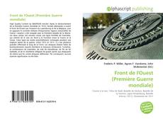 Bookcover of Front de l'Ouest (Première Guerre mondiale)