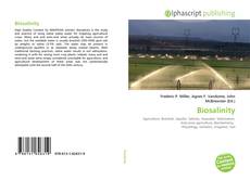 Borítókép a  Biosalinity - hoz