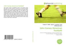 Copertina di John Carney (American football)