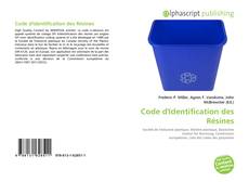 Copertina di Code d'Identification des Résines