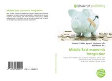 Copertina di Middle East economic integration