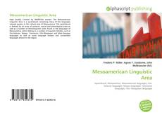Bookcover of Mesoamerican Linguistic Area