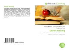 Couverture de Mixtec Writing