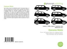 Daewoo Matiz kitap kapağı