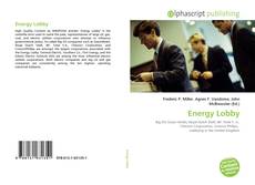 Capa do livro de Energy Lobby 