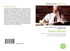 Capa do livro de District Attorney 