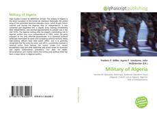 Capa do livro de Military of Algeria 