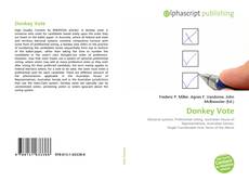 Borítókép a  Donkey Vote - hoz