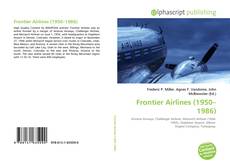 Copertina di Frontier Airlines (1950–1986)