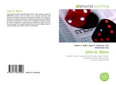 Couverture de John H. Meier