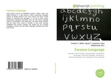 Bookcover of Faroese Language