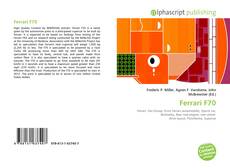 Обложка Ferrari F70