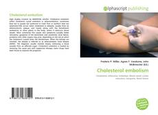Bookcover of Cholesterol embolism