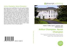Обложка Arthur Champion, Baron Champion
