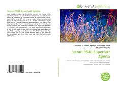 Ferrari P540 Superfast Aperta的封面
