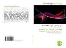 Bookcover of American Brass Quintet