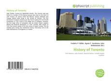 Bookcover of History of Toronto