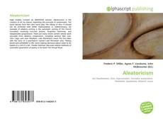 Bookcover of Aleatoricism