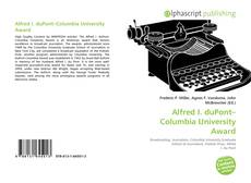 Обложка Alfred I. duPont–Columbia University Award