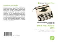 Обложка British Press Awards 2006