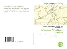 Bookcover of Interstate 74 in North Carolina