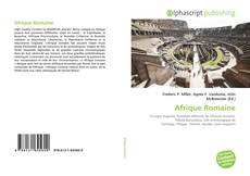 Afrique Romaine kitap kapağı