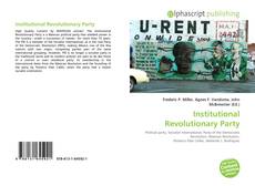 Couverture de Institutional Revolutionary Party