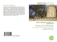 Borítókép a  Henry Lee of Ditchley - hoz
