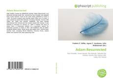 Portada del libro de Adam Resurrected