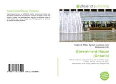 Bookcover of Government House (Ontario)