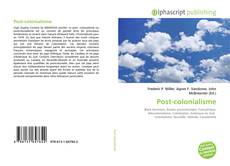 Bookcover of Post-colonialisme