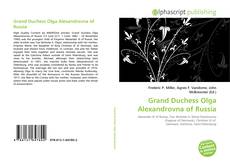 Buchcover von Grand Duchess Olga Alexandrovna of Russia