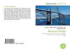 Bookcover of Bloukrans Bridge