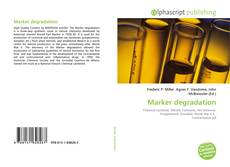 Bookcover of Marker degradation