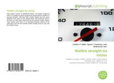 Borítókép a  Holden straight-six motor - hoz