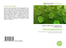 Bookcover of Allotransplantation