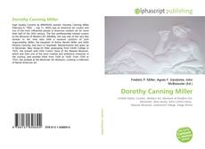 Borítókép a  Dorothy Canning Miller - hoz