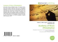 Обложка Academy of Music (Philadelphia)