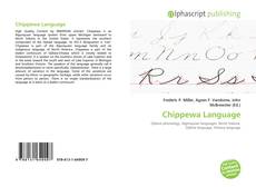 Bookcover of Chippewa Language