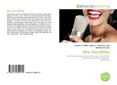 Bookcover of Mrs. Elva Miller